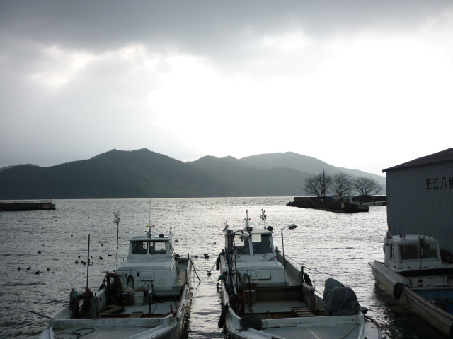 沖島からの琵琶湖の眺め